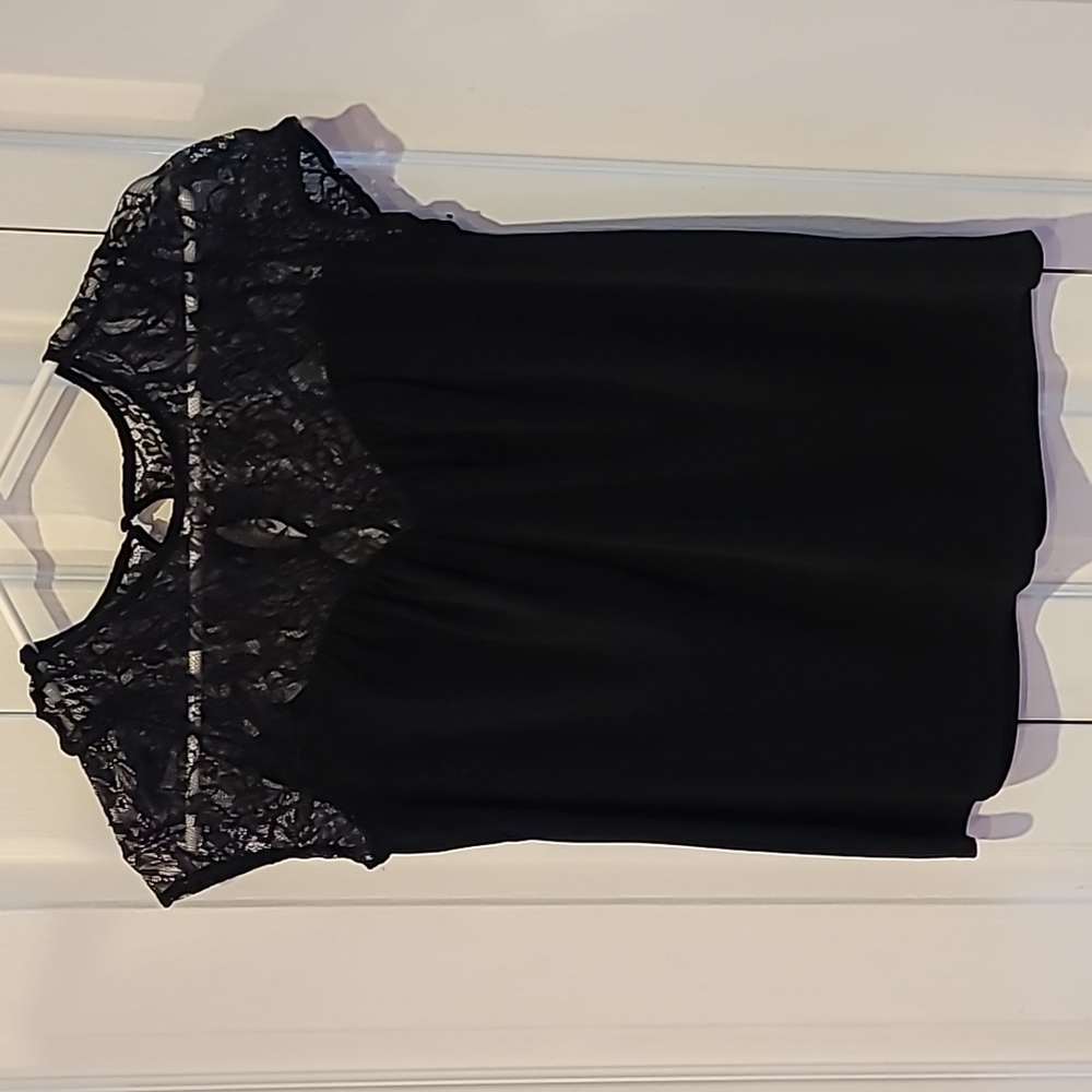 Black Lace Top